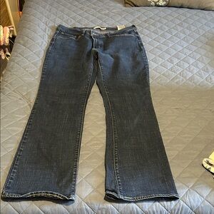 Levi's Dark Blue Wide Leg Jeans